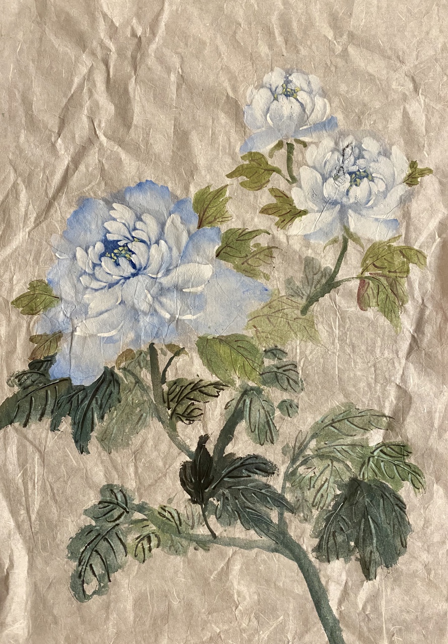 Blue Peony